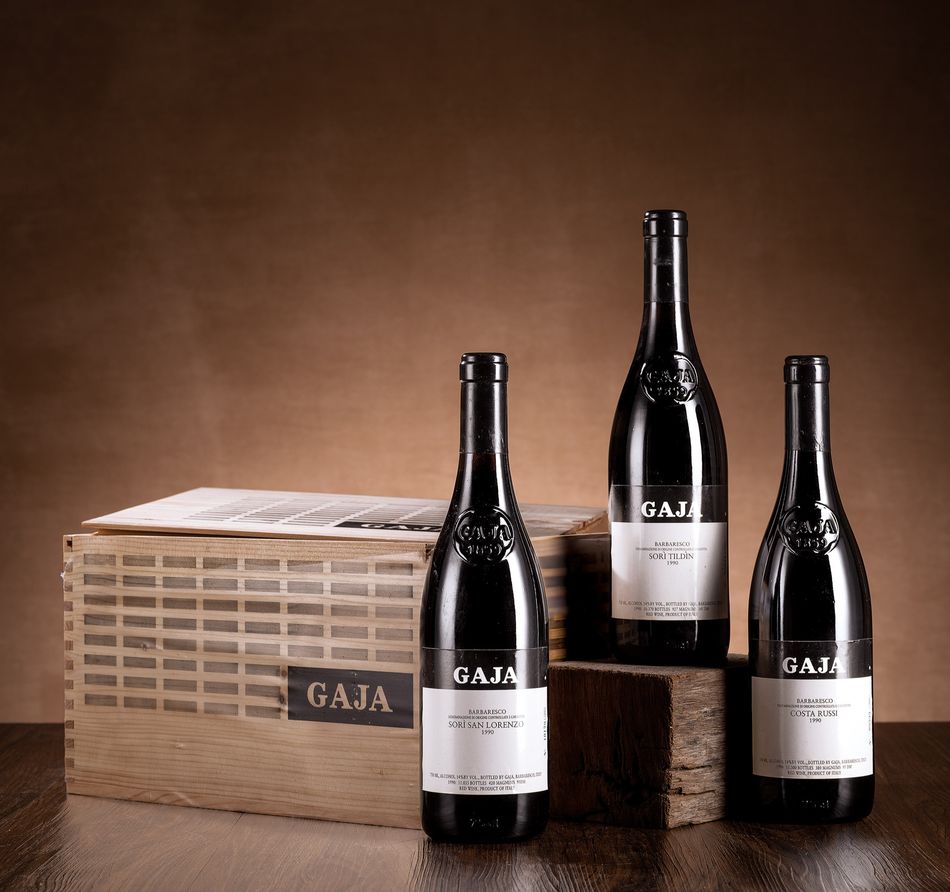 Gaja Costa Russi 1990/Gaja Sorì San Lorenzo 1990/Gaja Sorì Tildìn 1990