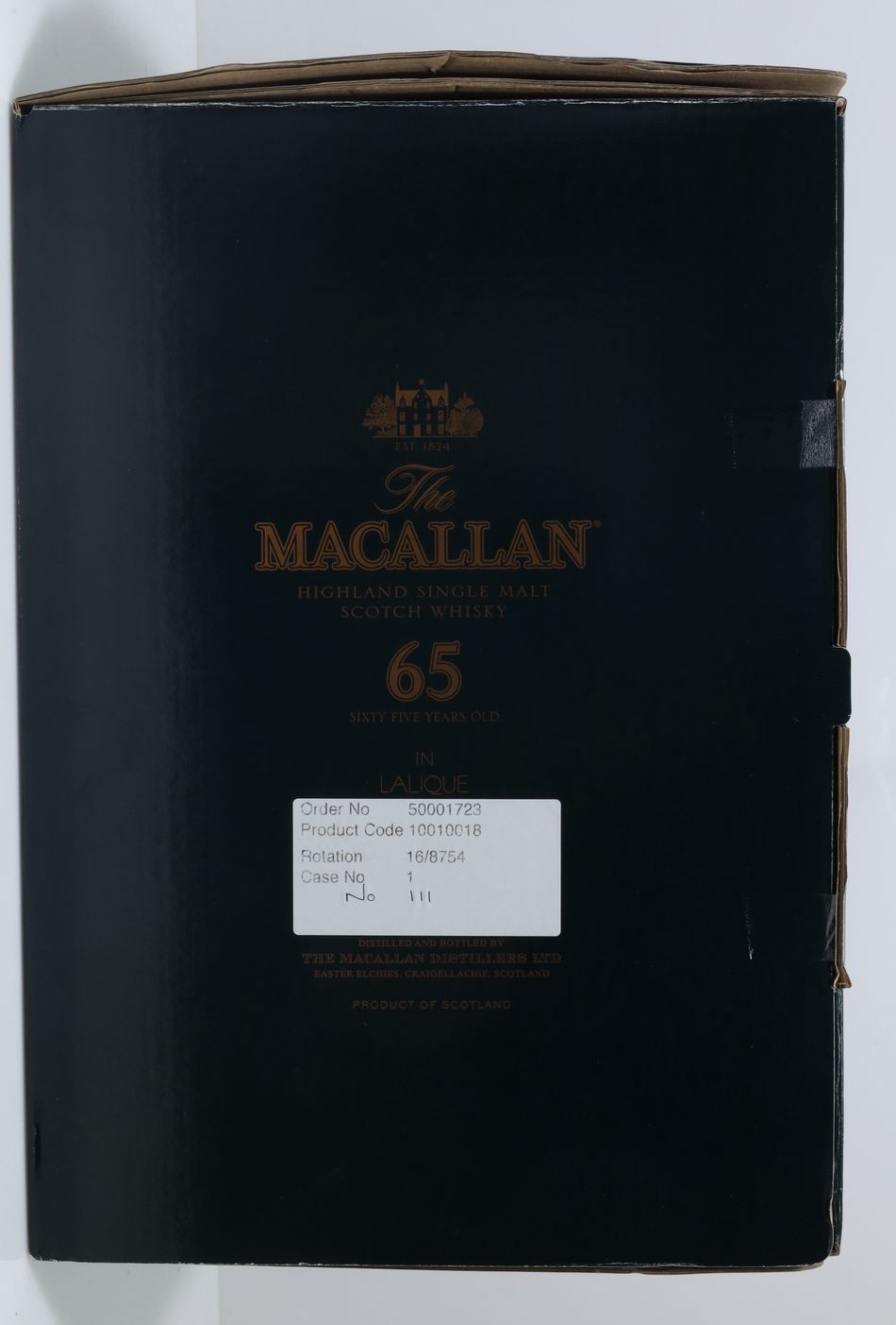 Macallan Lalique 65 Years Old Decanter