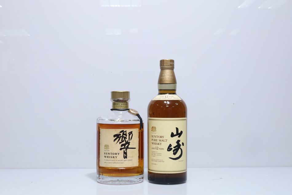 山崎蒸溜所 Yamazaki Pure Malt 12年 1980年代後期/響 Hibiki 初版