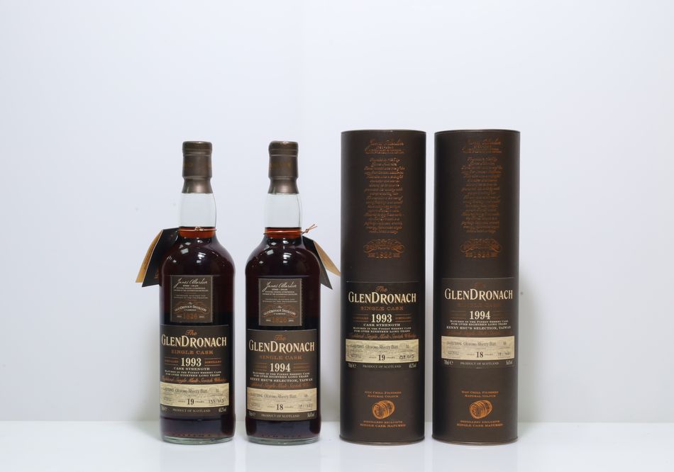 Glendronach 1993 19 Years Old/Glendronach 1994 18 Years Old