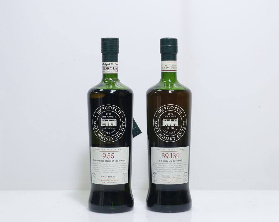 Glen Grant 25 Years Old, SMWS 9.55 /Linkwood 1996 20 Years Old, SMWS 39.139