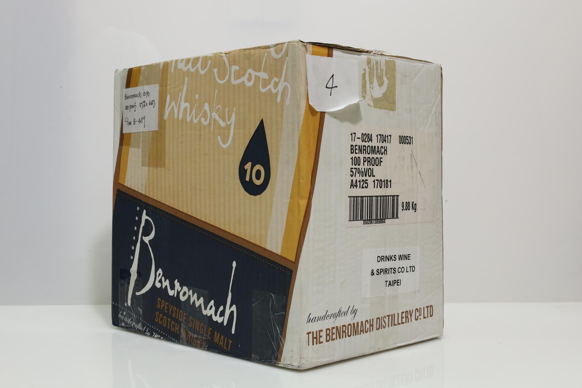 Benromach 10 Years Old 100 Proof