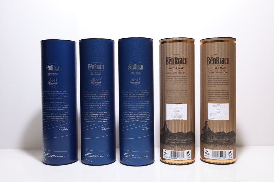 BenRiach 1994 20 Years Old Peated/BenRiach 1995 18 Years Old/BenRiach 1998 17 Years Old/BenRiach 1998 17 Years Old/BenRiach 1998 18 Years Old Triple Distilled