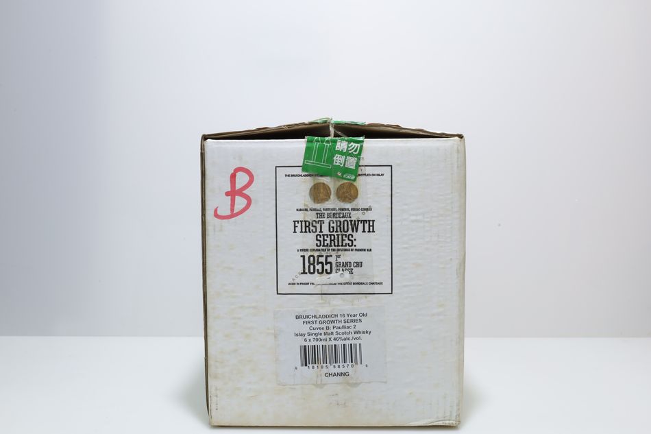 Bruichladdich 16 Years Old The Bordeaux First Growth Series A/B/C/D/E/F