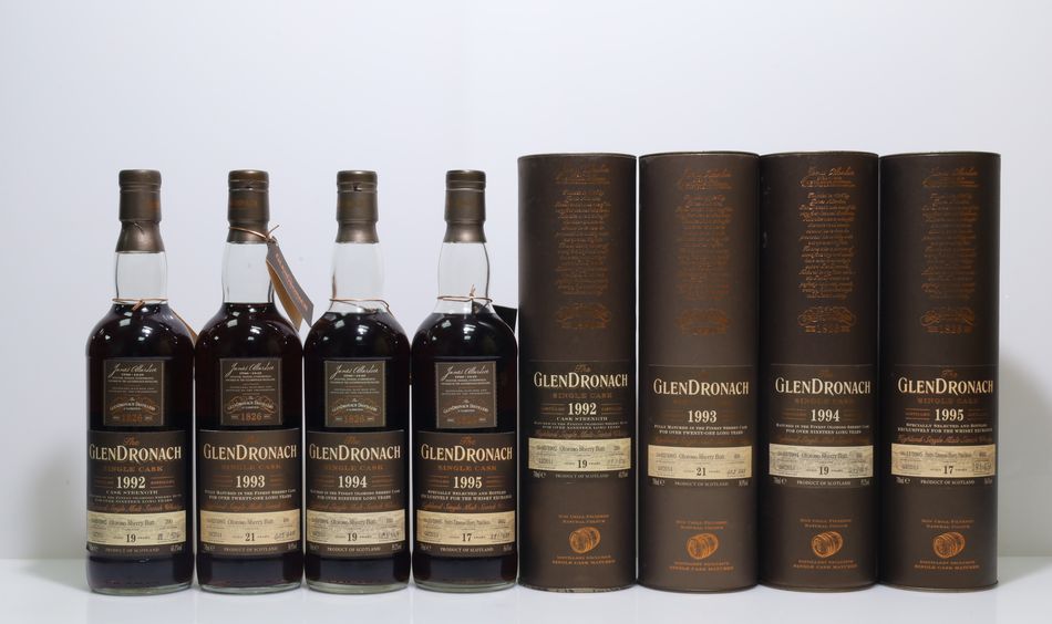 Glendronach 1992 19 Years Old/Glendronach 1993 21 Years Old/Glendronach 1994 19 Years Old/Glendronach 1995 17 Years Old