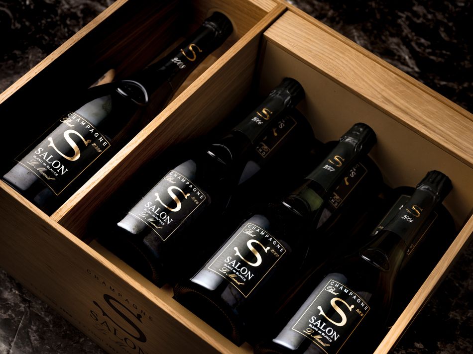 Salon Le Mesnil Blanc de Blancs Œnothèque Case 2004/2006/2007/2008