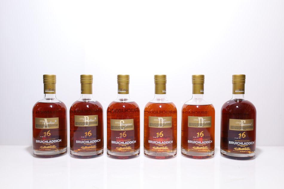 Bruichladdich 16 Years Old The Bordeaux First Growth Series A/B/C/D/F