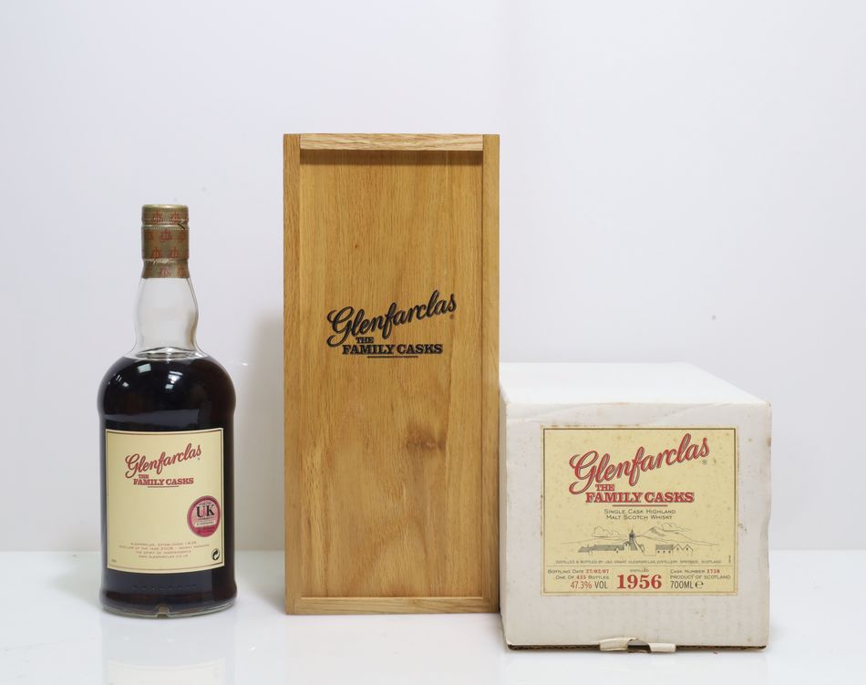 Glenfarclas Family Casks 1956 第一版 松木盒
