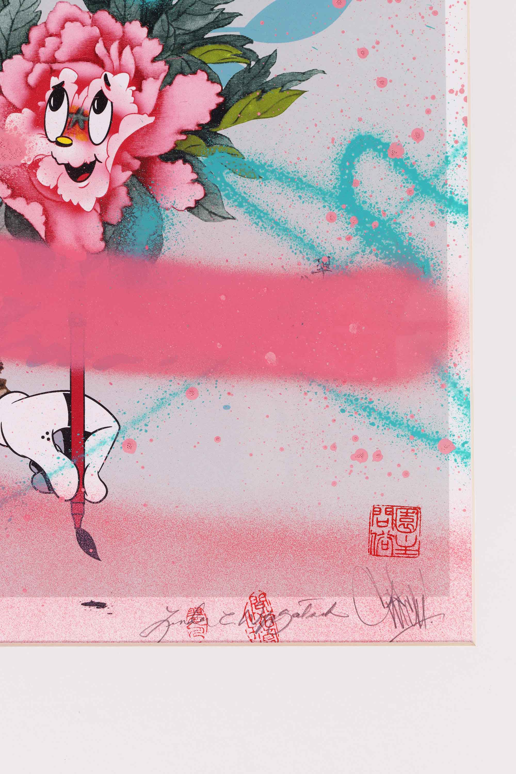 My Lil Peonies (Hand Embellished)