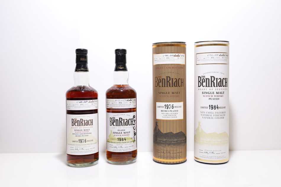BenRiach 1976 30 Years Old Richly Peated/BenRiach 1984 21 Years Old Peated