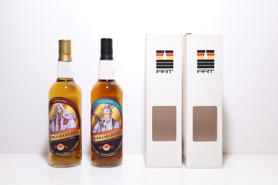 Bunnahabhain 1980 34 Years Old, The Whisky Agency/Littlemill 1988 25 Years Old, The Whisky Agency