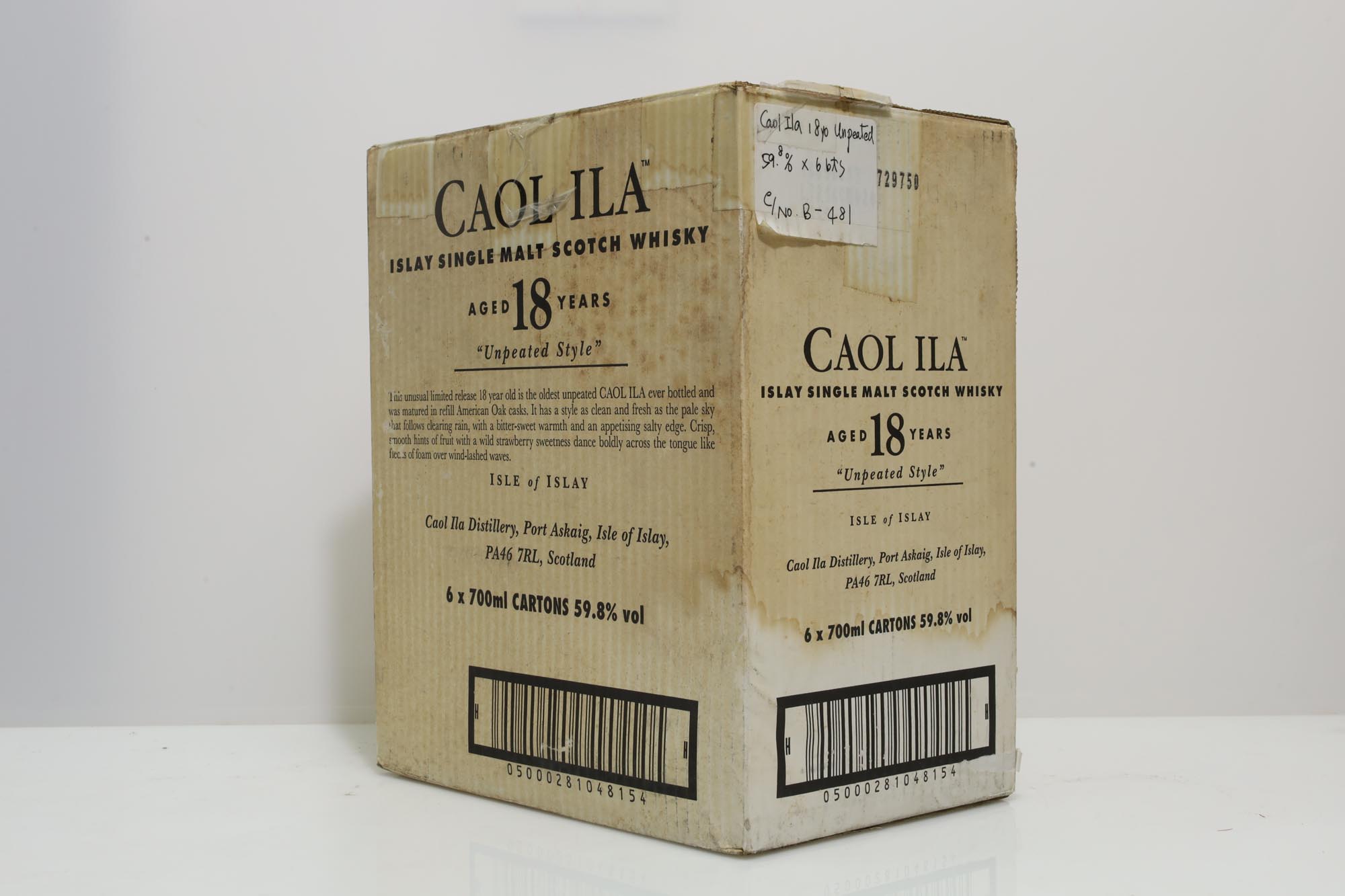 Caol Ila 18 Years Old Unpeated Cask Strength
