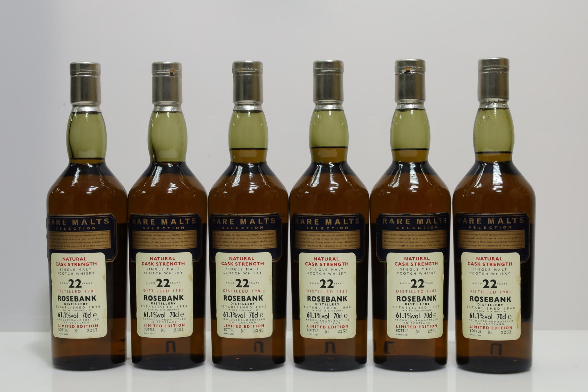 Rosebank 1981 22 Years Old Rare Malts