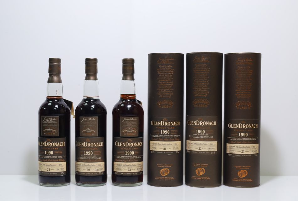 Glendronach 1990 21 Years Old/Glendronach 1990 22 Years Old/Glendronach 1990 23 Years Old