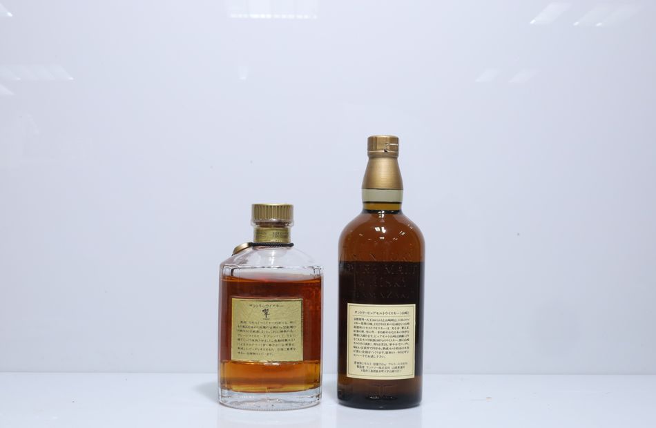 山崎蒸溜所 Yamazaki Pure Malt 12年 1980年代後期/響 Hibiki 初版