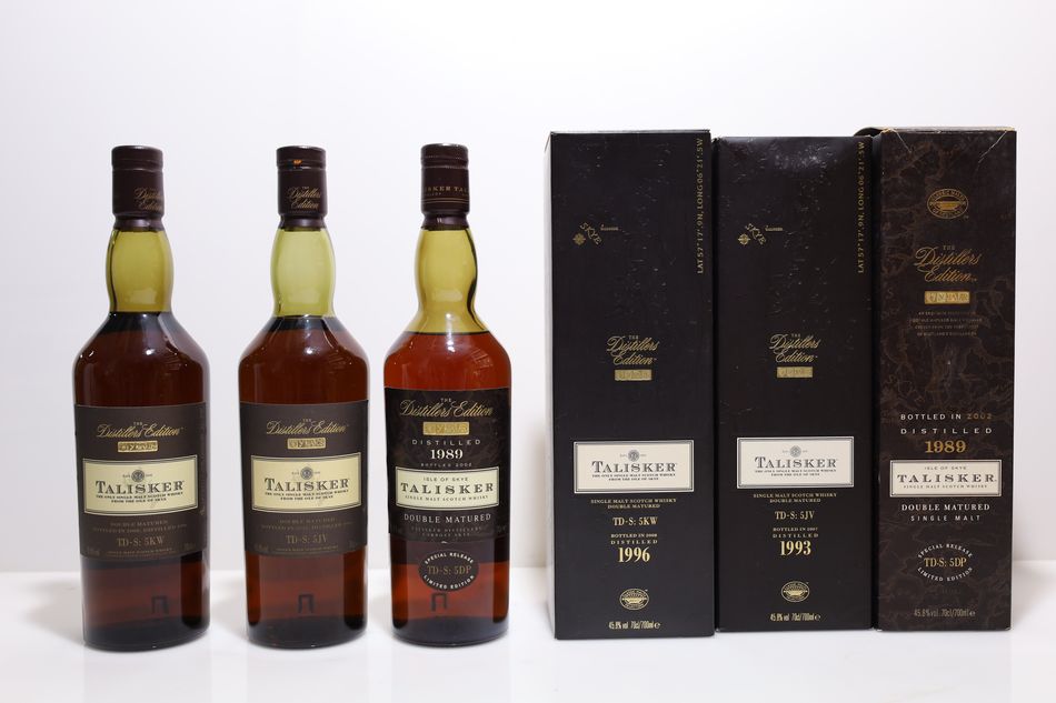 Talisker 1989 Distillers Edition TD-S:5DP/Talisker 1993 Distillers Edition TD-S:5JV/Talisker 1996 Distillers Edition TD-S:5KW