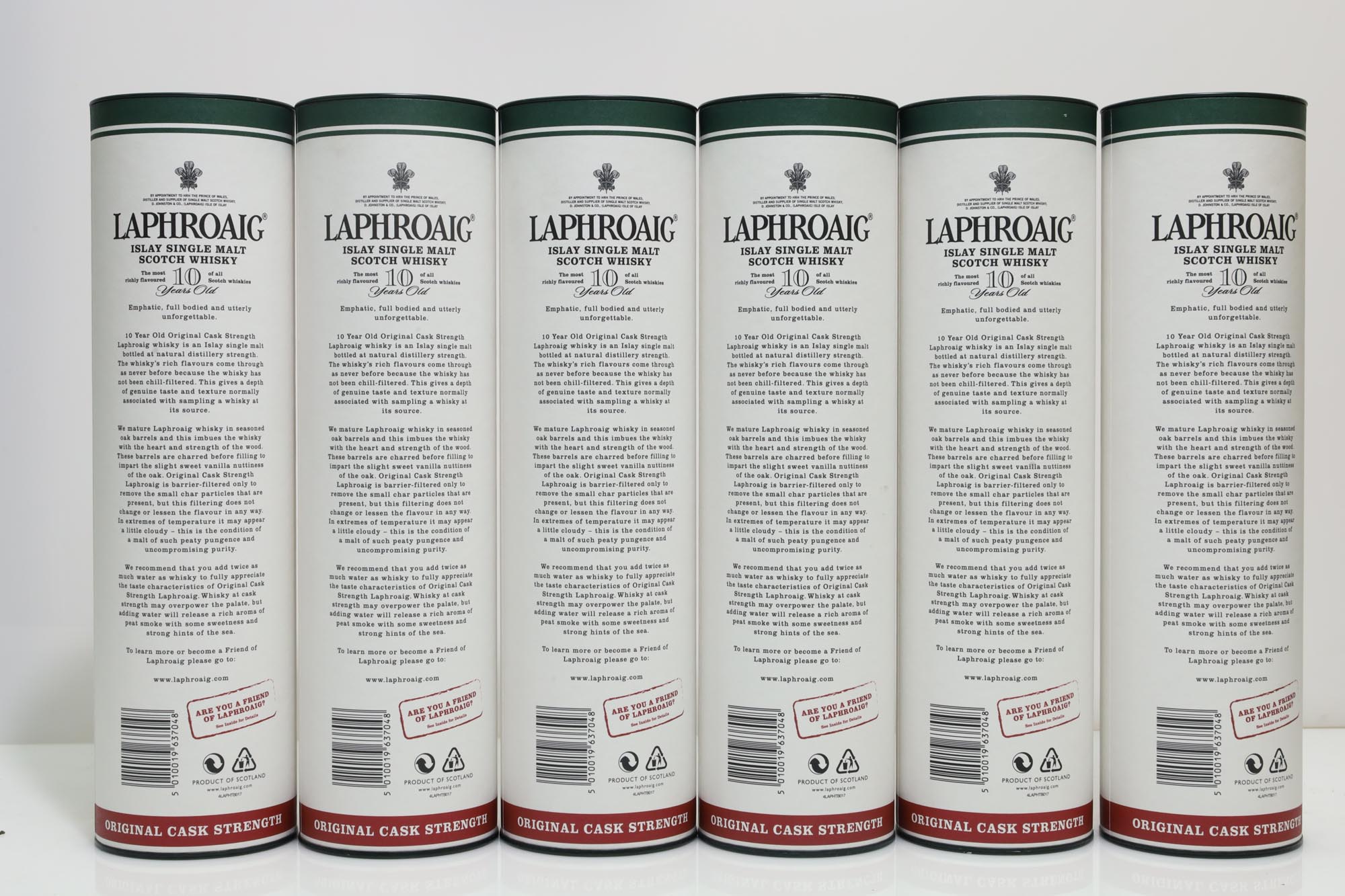 Laphroaig 10 Years Old Cask Strength Batch 001