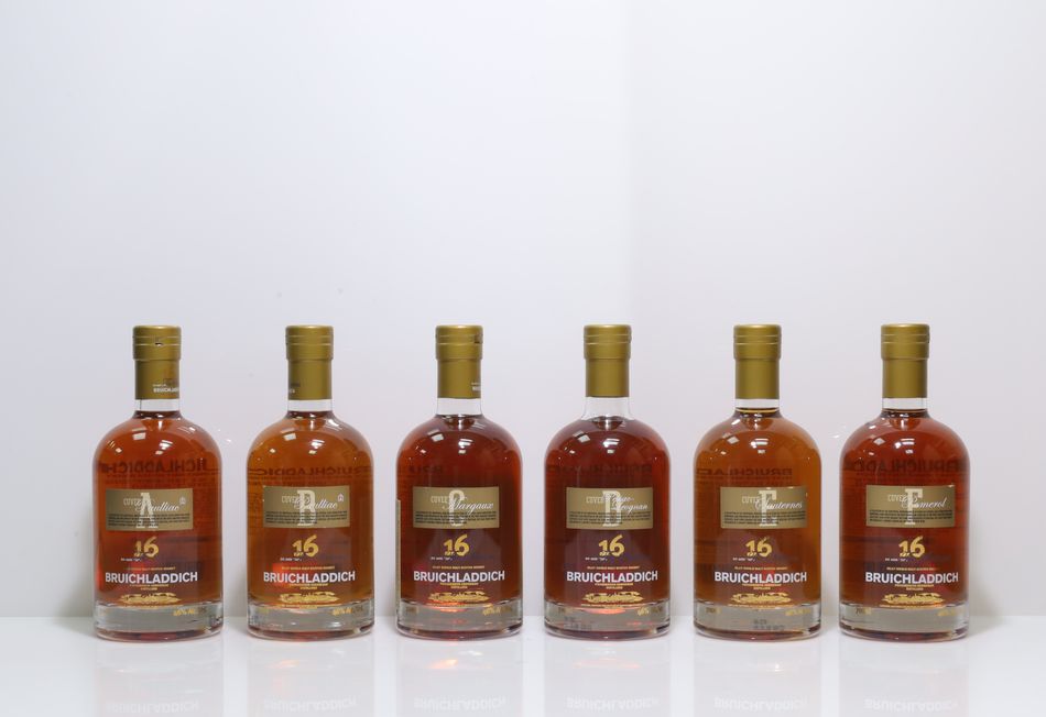 Bruichladdich 16 Years Old The Bordeaux First Growth Series A/B/C/D/E/F
